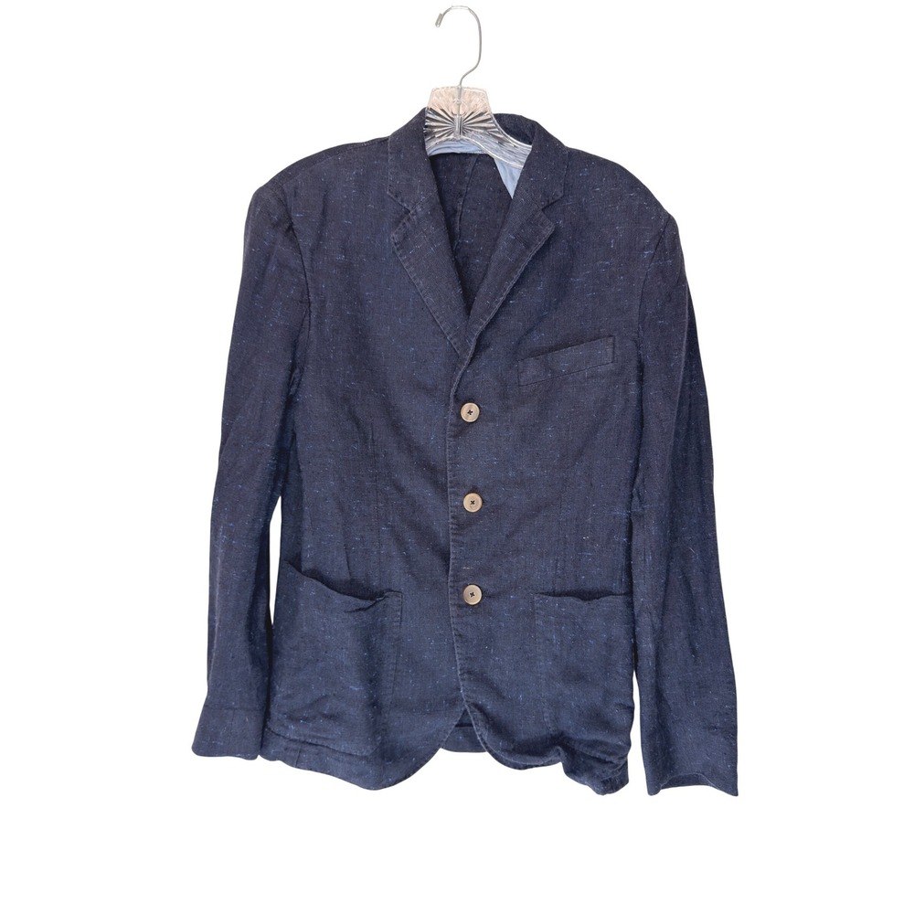 Shockoe Atelier Men's Navy Blue Blazer Sports Coat Office‎ Work Career Size 46